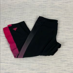 ADIDAS Ombre Climalite Cropped Leggings Small